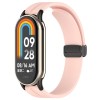 Ремінець Line Magnetic для Xiaomi Mi Band 9/8 Рожевий / Pink