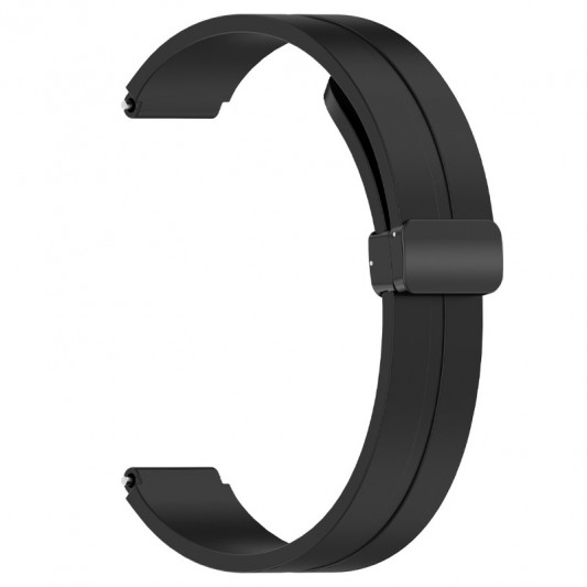 Ремінець Line Magnetic для Xiaomi Mi Band 9/8 Чорний / Black - зображення 1 