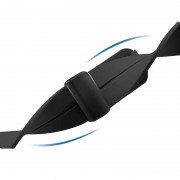 Ремінець Line Magnetic для Xiaomi Mi Band 9/8 Чорний / Black