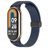 Ремінець Line Magnetic для Xiaomi Mi Band 9/8/10 Синій / Dark Blue Ремінець Line Magnetic для Xiaomi Mi Band 9/8/10 Синій / Dark Blue