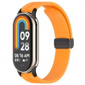 Ремінець Line Magnetic для Xiaomi Mi Band 9/8/10 Помаранчевий / Orange Ремінець Line Magnetic для Xiaomi Mi Band 9/8/10 Помаранчевий / Orange
