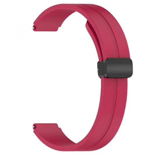 Ремінець Line Magnetic для Xiaomi Mi Band 9/8 Червоний / Red - зображення 1 