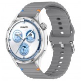 Силіконовий ремінець Wavy для Smart Watch 20mm Gray Силіконовий ремінець Wavy для Smart Watch 20mm Gray