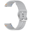 Силіконовий ремінець Wavy для Smart Watch 20mm Light Gray