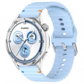 Силіконовий ремінець Wavy для Smart Watch 20mm Light Blue Силіконовий ремінець Wavy для Smart Watch 20mm Light Blue