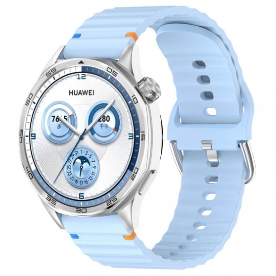 Силиконовый ремешок Wavy для Smart Watch 20mm Light Blue