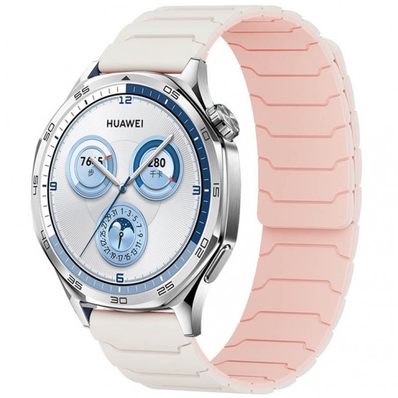 Ремешок Dual-color Magnetic для Smart Watch 20mm Starlight / Pink Sand