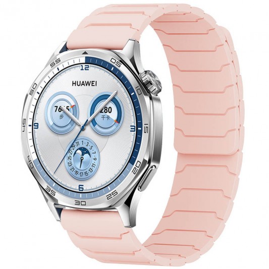 Ремешок Dual-color Magnetic для Smart Watch 20mm Pink Sand
