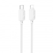 Дата кабель Hoco X113 Beneficio Type-C to Lightning (1m) White