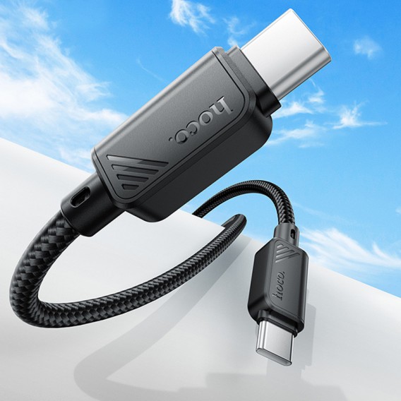 Дата кабель Hoco X113 Beneficio Type-C to Type-C 60W (1m) Black