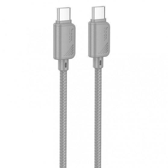 Дата кабель Hoco X113 Beneficio Type-C to Type-C 60W (1m) Gray
