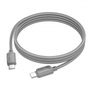 Дата кабель Hoco X113 Beneficio Type-C to Type-C 60W (1m) Gray