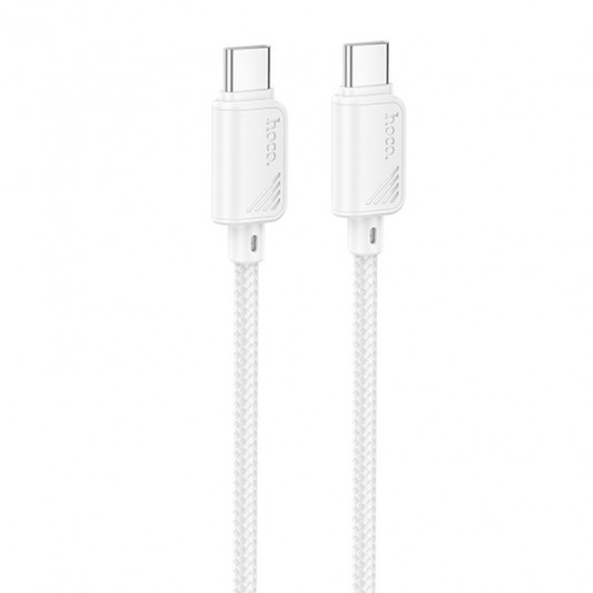 Дата кабель Hoco X113 Beneficio Type-C to Type-C 60W (1m) White