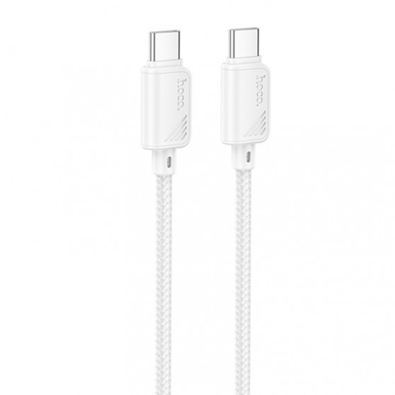 Дата кабель Hoco X113 Beneficio Type-C to Type-C 60W (1m) White