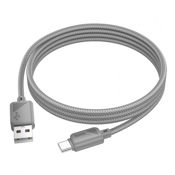 Дата кабель Hoco X113 Beneficio USB to Type-C (1m) Gray