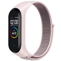 Ремінець Nylon New для Xiaomi Mi Band 3/4/5/6/7 Pink Sand
