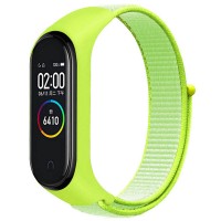 Ремешок Nylon New для Xiaomi Mi Band 3/4/5/6/7 Light Green