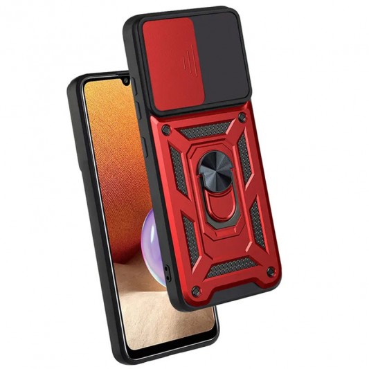 Ударопрочный чехол Camshield Serge Ring для Samsung Galaxy A32 4G Красный - изображение 3