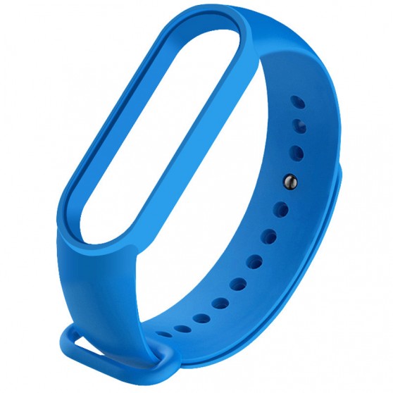 Силіконовий ремінець для Xiaomi Mi Band 7 Синій / Blue