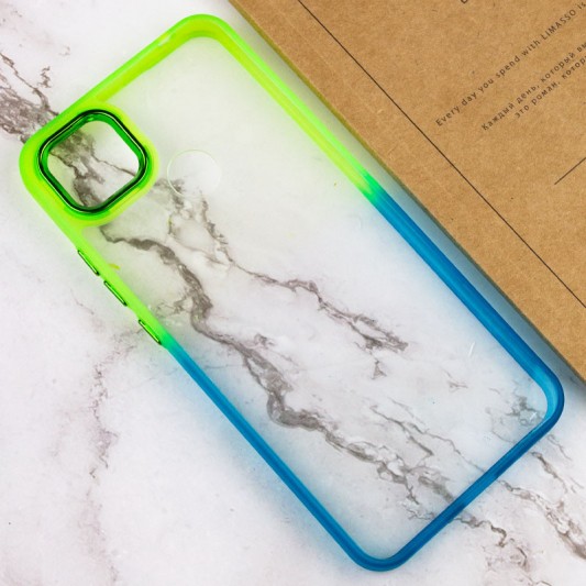 Чохол TPU+PC Fresh sip series для Xiaomi Redmi 9C Бірюзовий / Лимонний - зображення 2 
