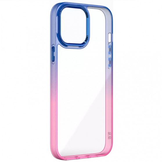 Чохол TPU+PC Fresh sip series для Xiaomi Redmi 9C Рожевий / Синій