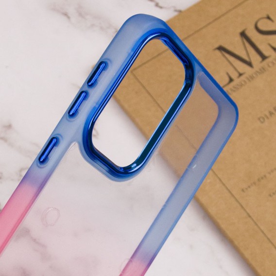 Чохол TPU+PC Fresh sip series для Xiaomi Redmi Note 11 Pro 4G/5G / 12 Pro 4G Рожевий / Синій