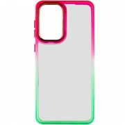 Чохол TPU+PC Fresh sip series для Xiaomi Redmi Note 11 Pro 4G/5G / 12 Pro 4G Салатовий / Рожевий