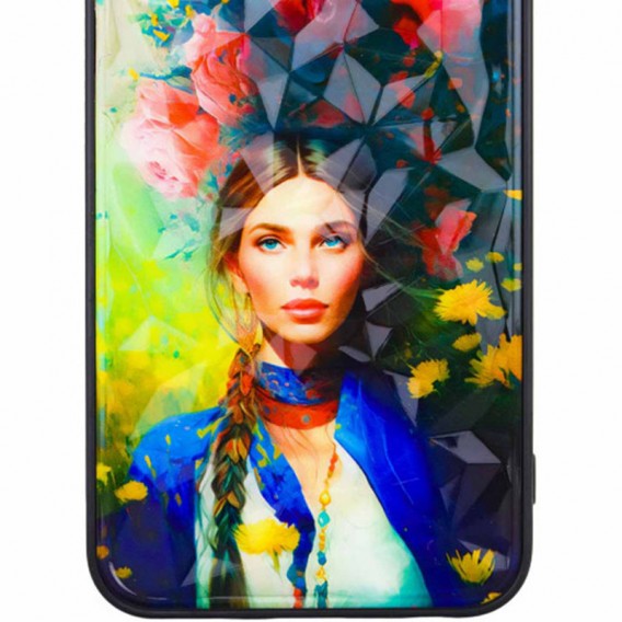 TPU+PC чохол Prisma Ladies для Xiaomi Redmi 10C / Poco C40 Peonies