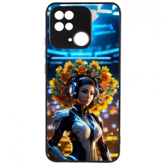 TPU+PC чохол Prisma Ladies для Xiaomi Redmi 10C / Poco C40 Cyberpunk