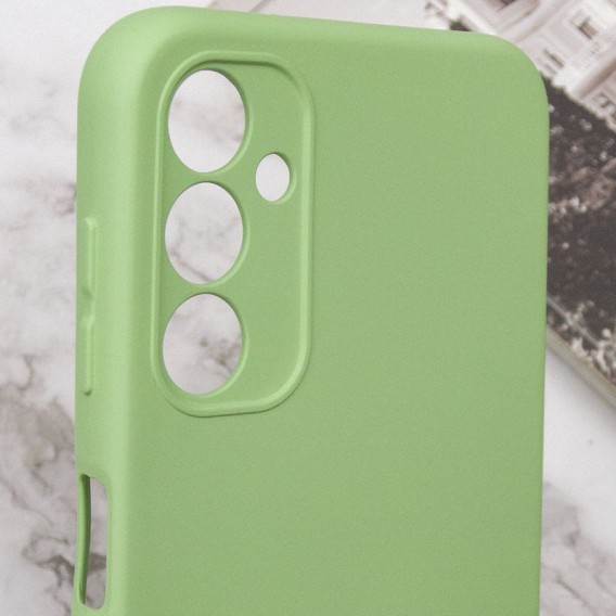 Чохол Silicone Cover Lakshmi Full Camera (A) для Samsung Galaxy A04s Зелений / Pistachio