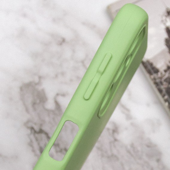 Чохол Silicone Cover Lakshmi Full Camera (A) для Samsung Galaxy A04s Зелений / Pistachio