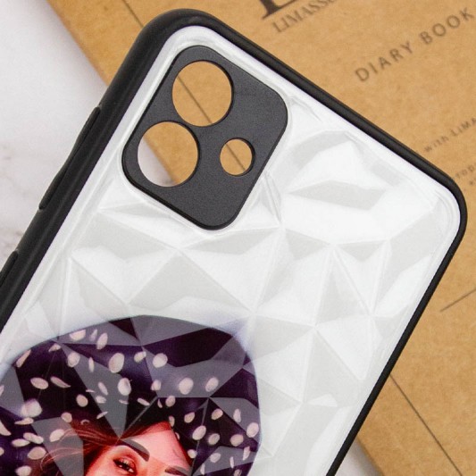 TPU+PC чохол Prisma Ladies для Samsung Galaxy A04 Girl in a hat - зображення 3 