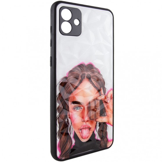 TPU+PC чохол Prisma Ladies для Samsung Galaxy A04 Chocolate