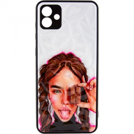 TPU+PC чехол Prisma Ladies для Samsung Galaxy A04 Chocolate - изображение 1