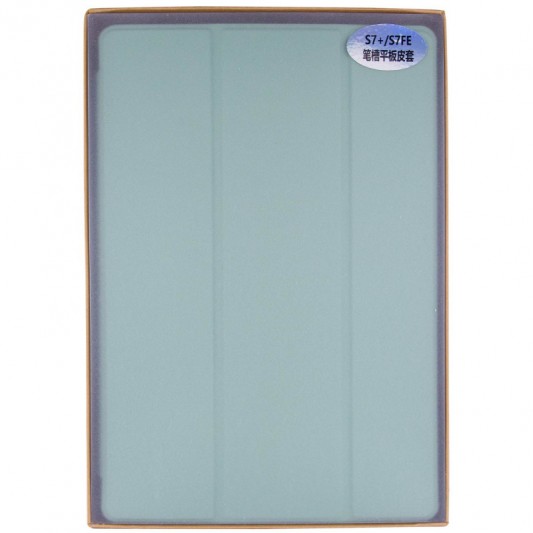 Чехол-книжка Book Cover (stylus slot) для Samsung Galaxy Tab S7 FE 12.4" / S7+ / S8+ Мятный / Mint - изображение 1