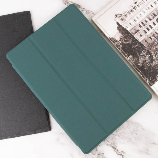 Чехол-книжка Book Cover (stylus slot) для Samsung Galaxy Tab S7 FE 12.4" / S7+ / S8+ Зеленый / Pine green - изображение 1
