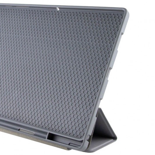 Чохол-книжка Book Cover (stylus slot) для Samsung Galaxy Tab S7 FE 12.4" / S7+ / S8+ Сірий / Dark Gray - зображення 1 