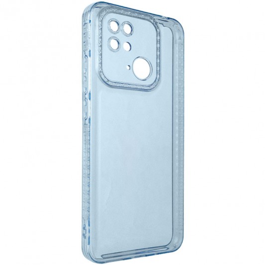 Чохол TPU Starfall Clear для Xiaomi Redmi 10C Блакитний