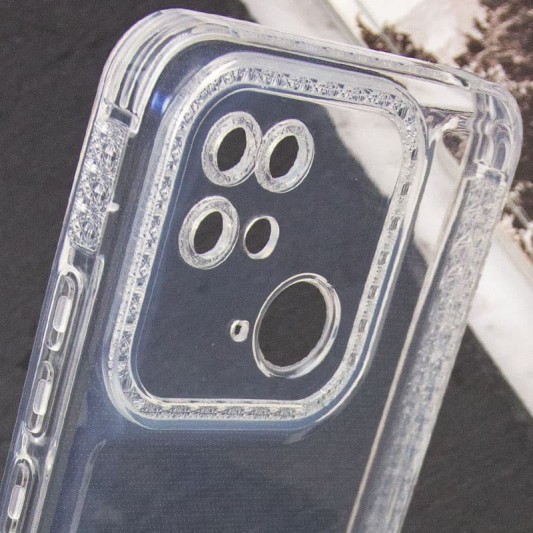 Чохол TPU Starfall Clear для Xiaomi Redmi 10C Прозорий - зображення 4 