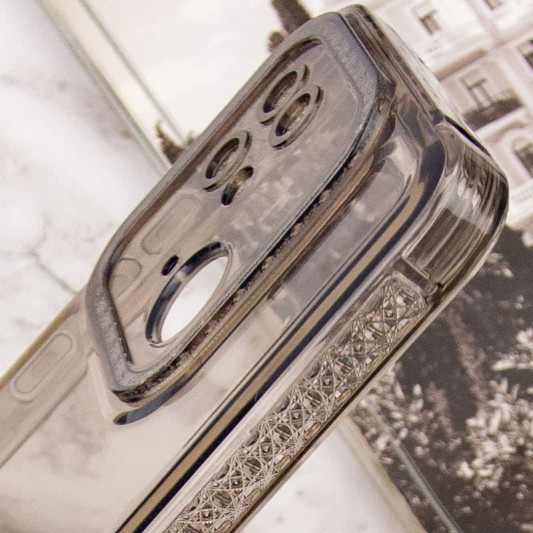 Чохол TPU Starfall Clear для Xiaomi Redmi 10C Сірий - зображення 5 