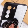 TPU+PC чехол Prisma Ladies для Samsung Galaxy S22+ Girl in a hat