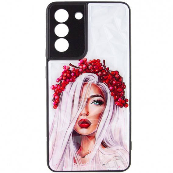 TPU+PC чохол Prisma Ladies для Samsung Galaxy S22+ Ukrainian Girl
