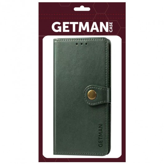 Шкіряний чохол-книжка GETMAN Gallant (PU) для Samsung Galaxy S23 FE Зелений - зображення 3 