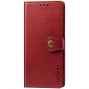 Шкіряний чохол-книжка GETMAN Gallant (PU) для Samsung Galaxy S23 FE Червоний