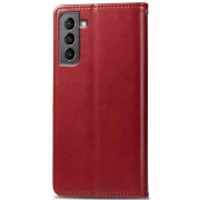 Кожаный чехол-книжка GETMAN Gallant (PU) для Samsung Galaxy S23 FE Красный