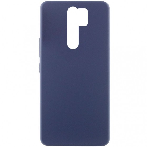 Чехол Silicone Cover Lakshmi (AAA) для Xiaomi Redmi Note 8 Pro Темно-синий / Midnight blue