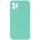 Silicone Case Square Full Camera Protective (AA) NOLOGO для Apple iPhone 11 Pro Max (6.5") Бірюзовий / Turquoise