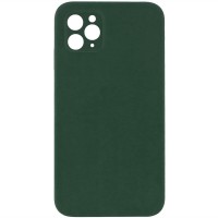 Silicone Case Square Full Camera Protective (AA) NOLOGO для Apple iPhone 11 Pro Max (6.5") Зеленый / Cyprus Green