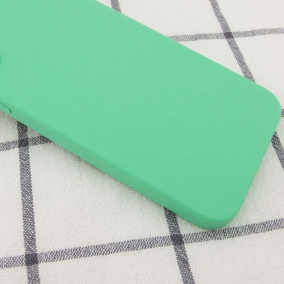 Silicone Case Square Full Camera Protective (AA) NOLOGO для Apple iPhone 11 Pro Max (6.5") Зелений / Spearmint