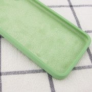 Silicone Case Square Full Camera Protective (AA) NOLOGO для Apple iPhone 11 Pro Max (6.5") М'ятний / Mint